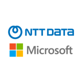 NTT DATA & Microsoft logo