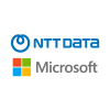 NTT DATA & Microsoft logo
